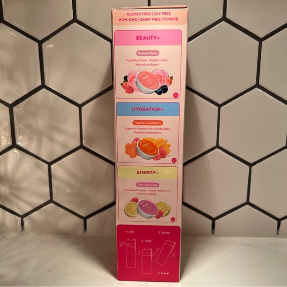 Vitapod x Paris Hilton Vitamin Drink Mix Starter‎ Pack 1 Bottle 6 Pods Wellness - Picture 6 of 15